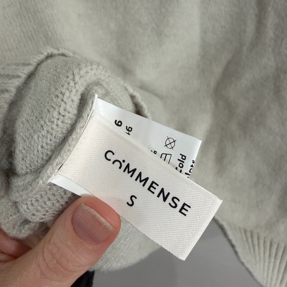 Commense Cream Knit Sweater - Picture 8 of 8